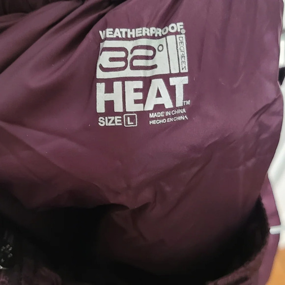 32 Degrees Heat Women's Duck Down Fill Puffer Knee Length ZipUp Skirt Size Large - Picture 5 of 5